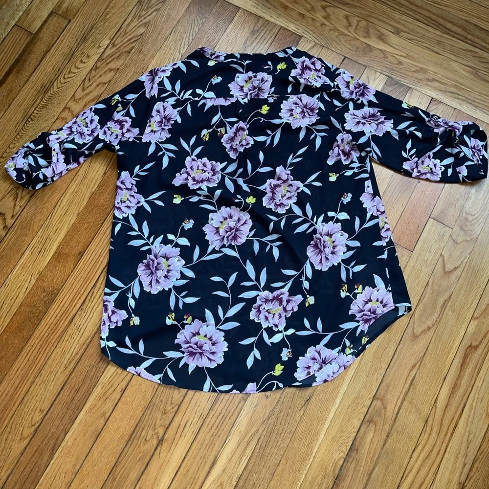 Torrid Floral Harper Georgette Pullover Tunic - Picture 7 of 9